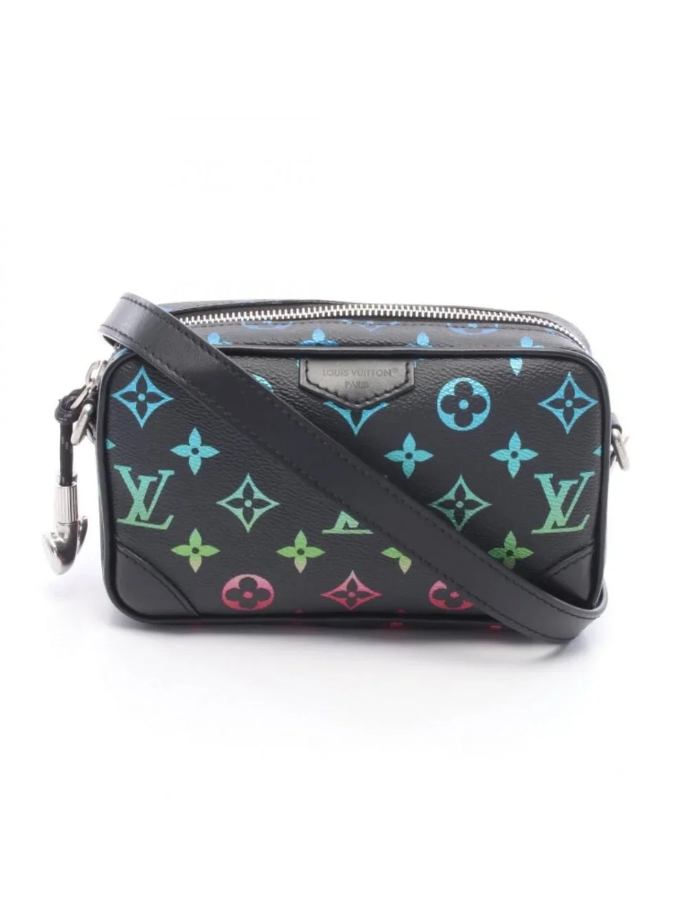 Louis Vuitton Shoulder Bag Trocadero Wearable Wallet Gradient Black Canvas